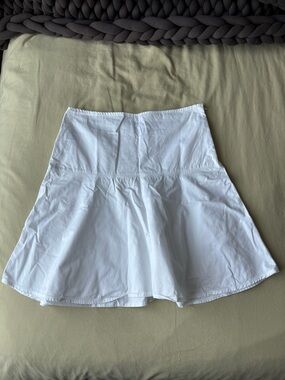 Lauren Ralph Lauren White Flared Mini Skirt